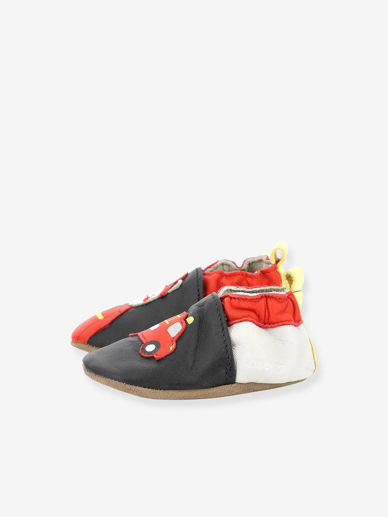 Robeez Baby Krabbelschuhe FIREMAN 686641-10 ROBEEZ, Hausschuhe - marine
