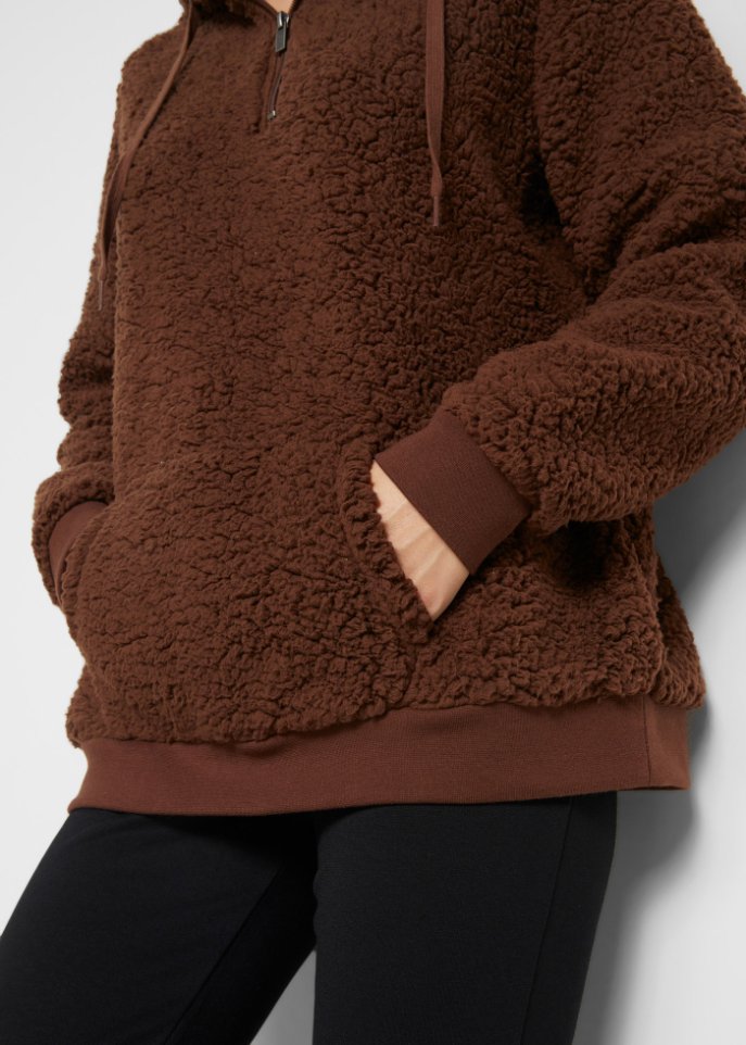 Teddy-Fleeceshirt, Pullover