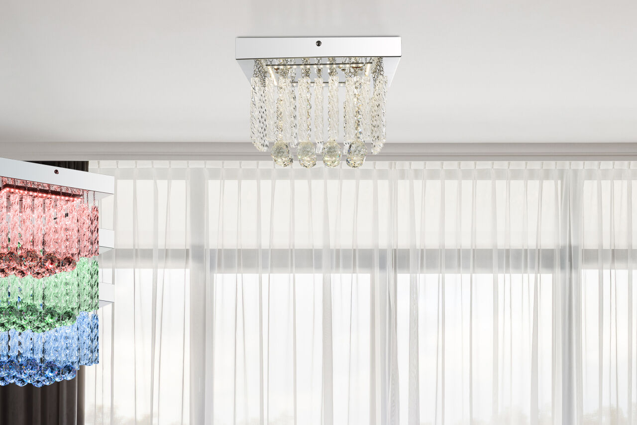 Globo Lighting - MATHILDA - Deckenleuchte Metall verchromt, LED