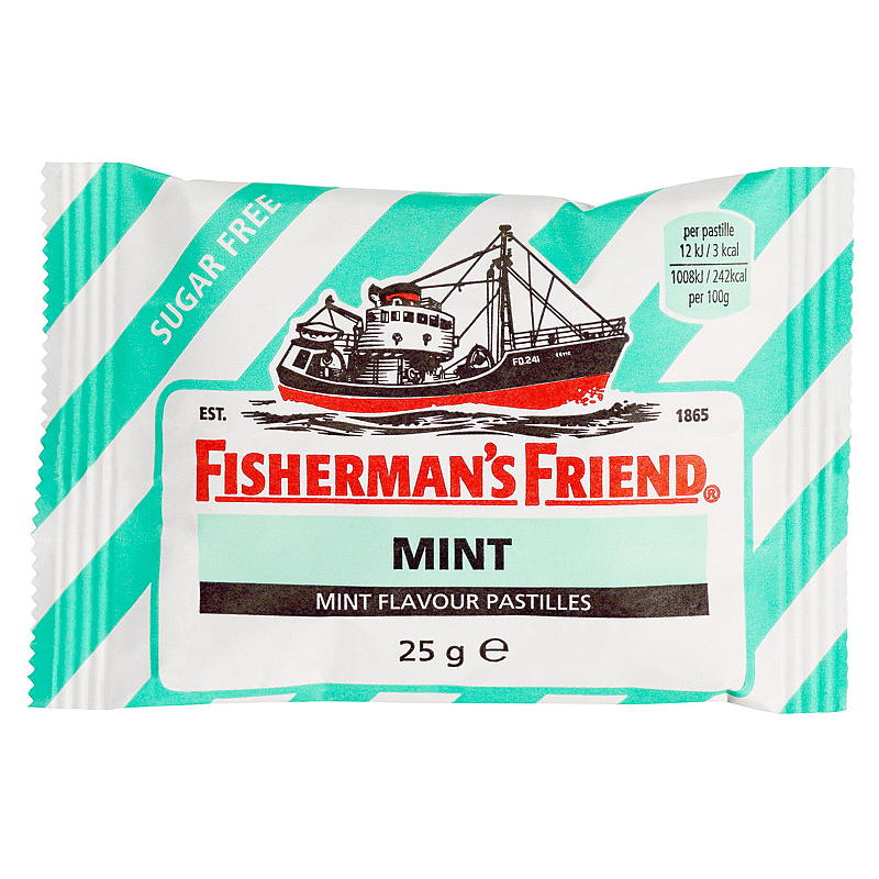 Fisherman's Fisherman`s Friend 25 g Grønn, uten sukker