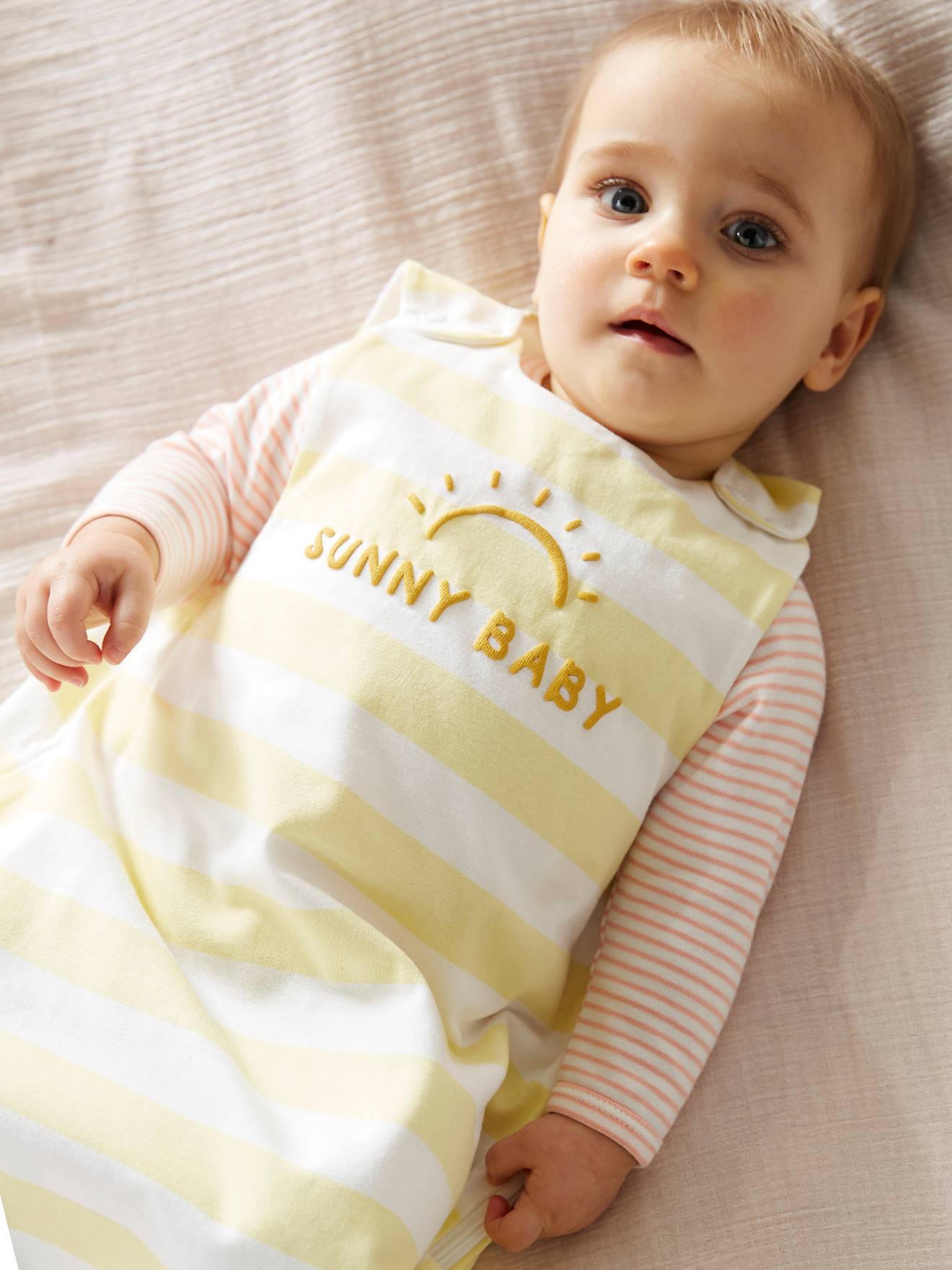 Vertbaudet Baby Sommerschlafsack SUNNY BABY Oeko Tex - grün