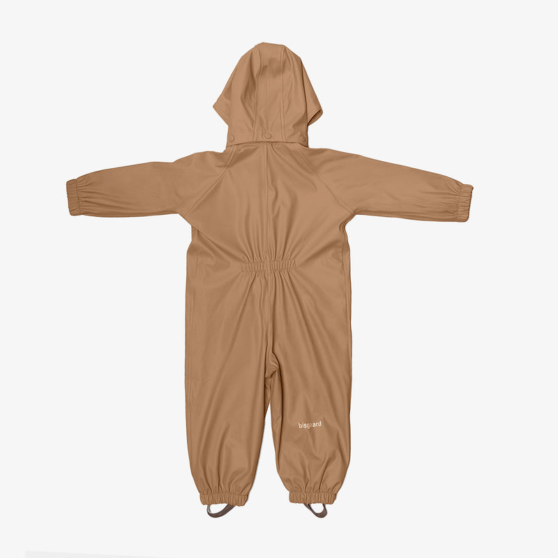 aarhus rain suit wool caramel - Braun