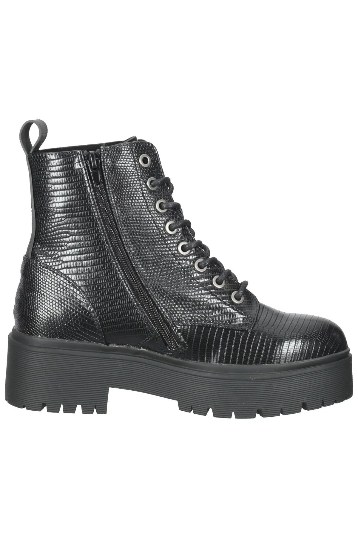BULLBOXER  Stiefelette - Schwarz - Blockabsatz