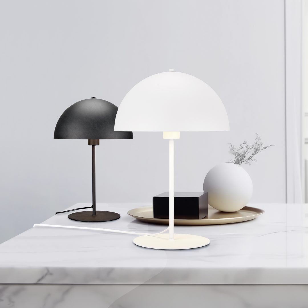 TRIO Tischlampe Nola Schwarz