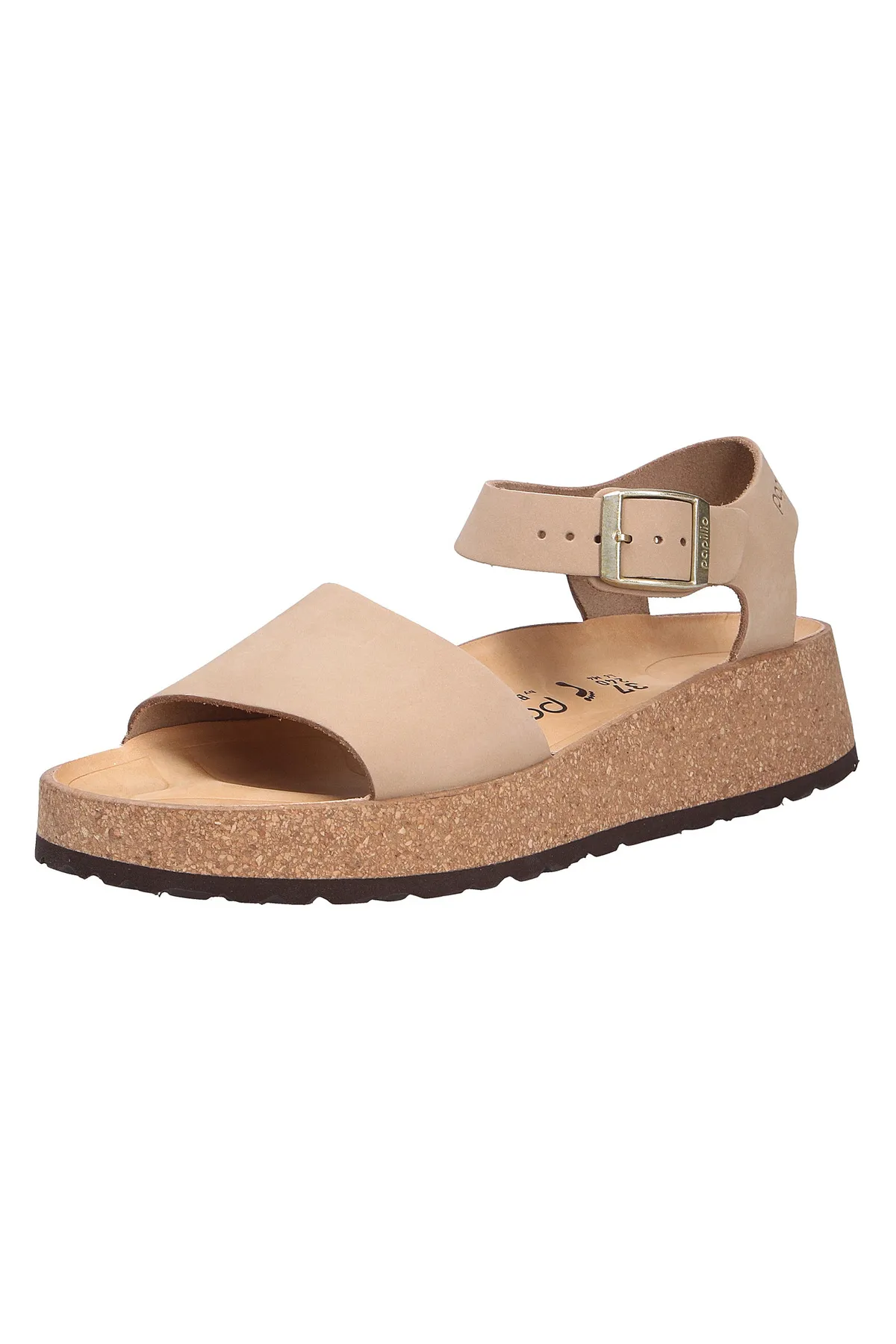 Birkenstock  Sandalette - Beige - Keilabsatz