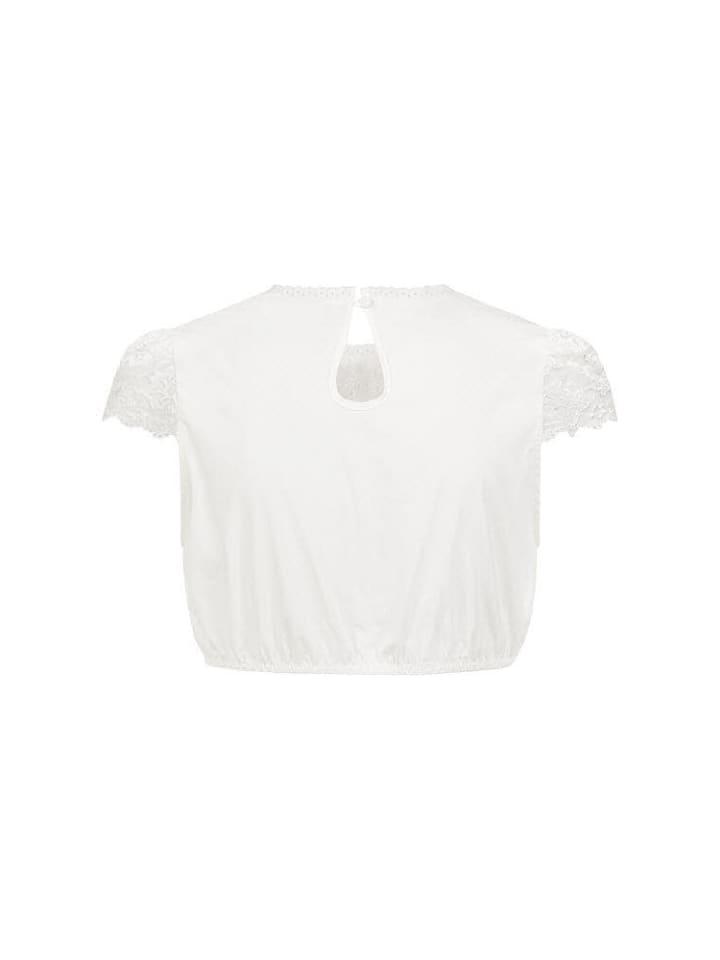 Nübler Dirndlbluse Kurzarm Emmi in Creme günstig kaufen