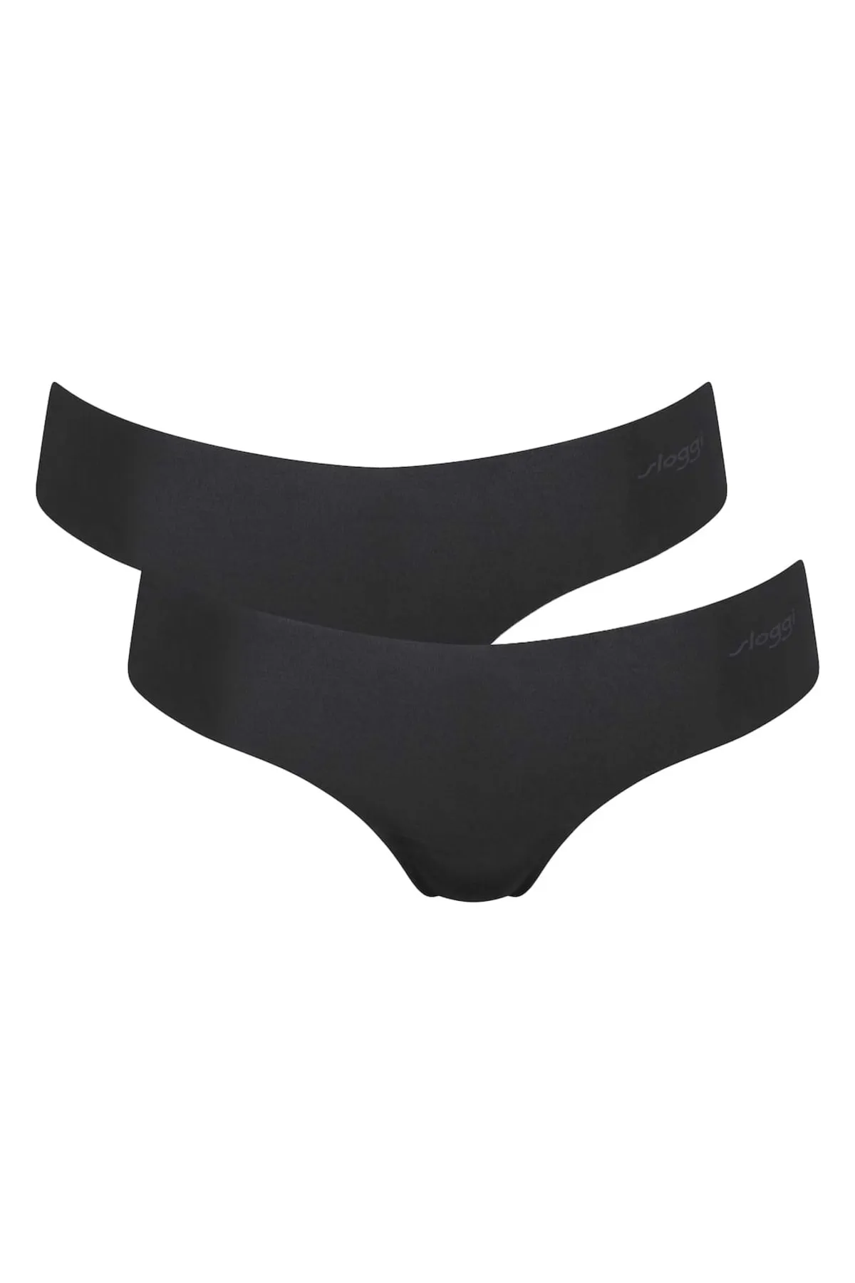 SLOGGI  Damen String, 2er Pack - Zero Microfibre 2.0 Hipstring, Mikrofaser, einfarbig