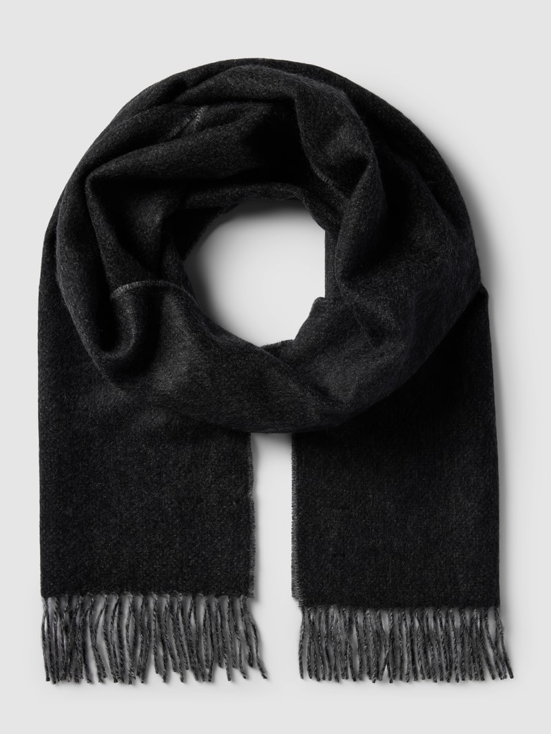 Beanie aus reinem Kaschmir in schwarz