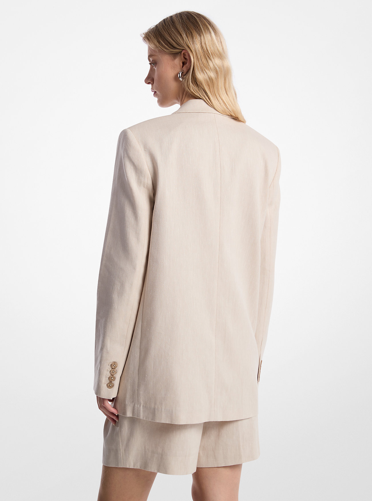 Blazer i lin og bomullstwill – DUNE