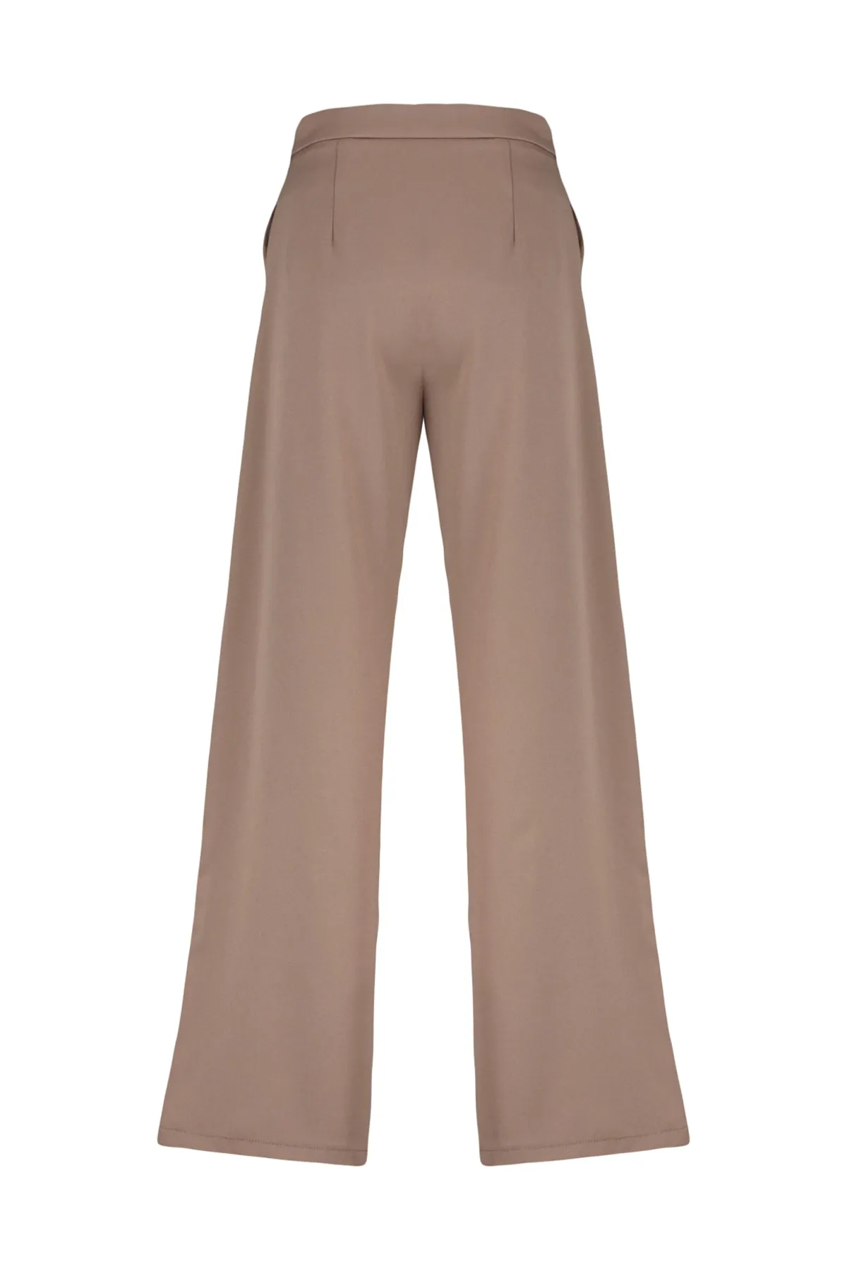 Trendyol Collection  Nerzfarbene Webhose mit hoher Taille TWOAW23PL00134