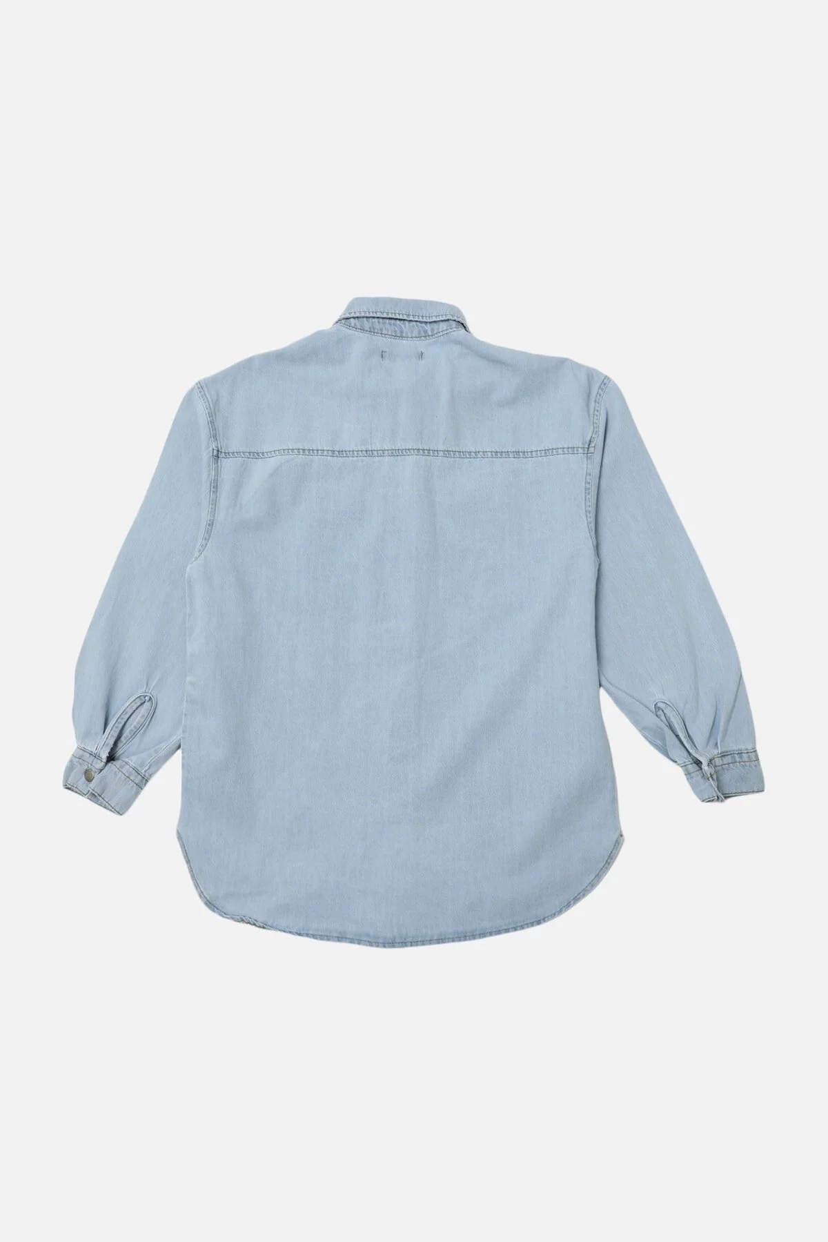Trendyol Collection  Blaues Baic-Jeanshemd TWOSS22GO0185