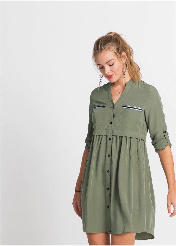 Kurzes Hemdblusenkleid