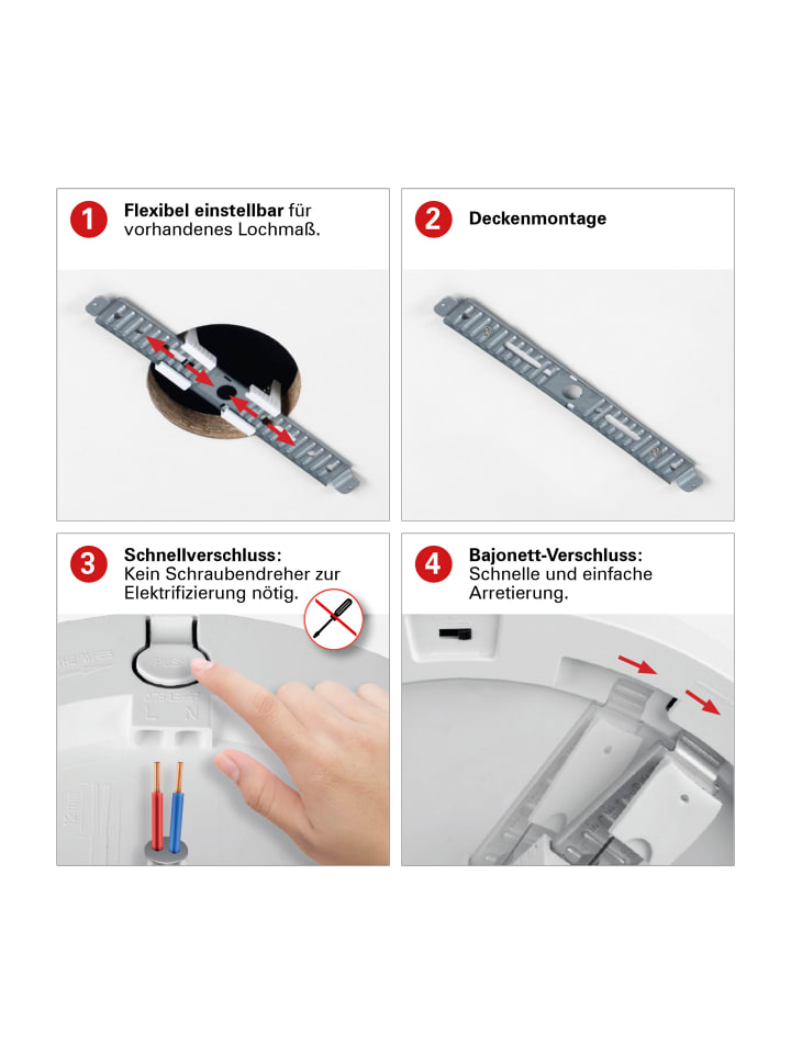 näve LED Deckenleuchte 