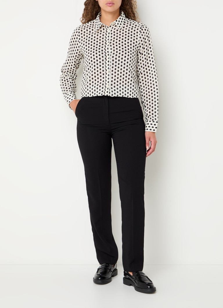 Benetton  Blouse met print en stretch