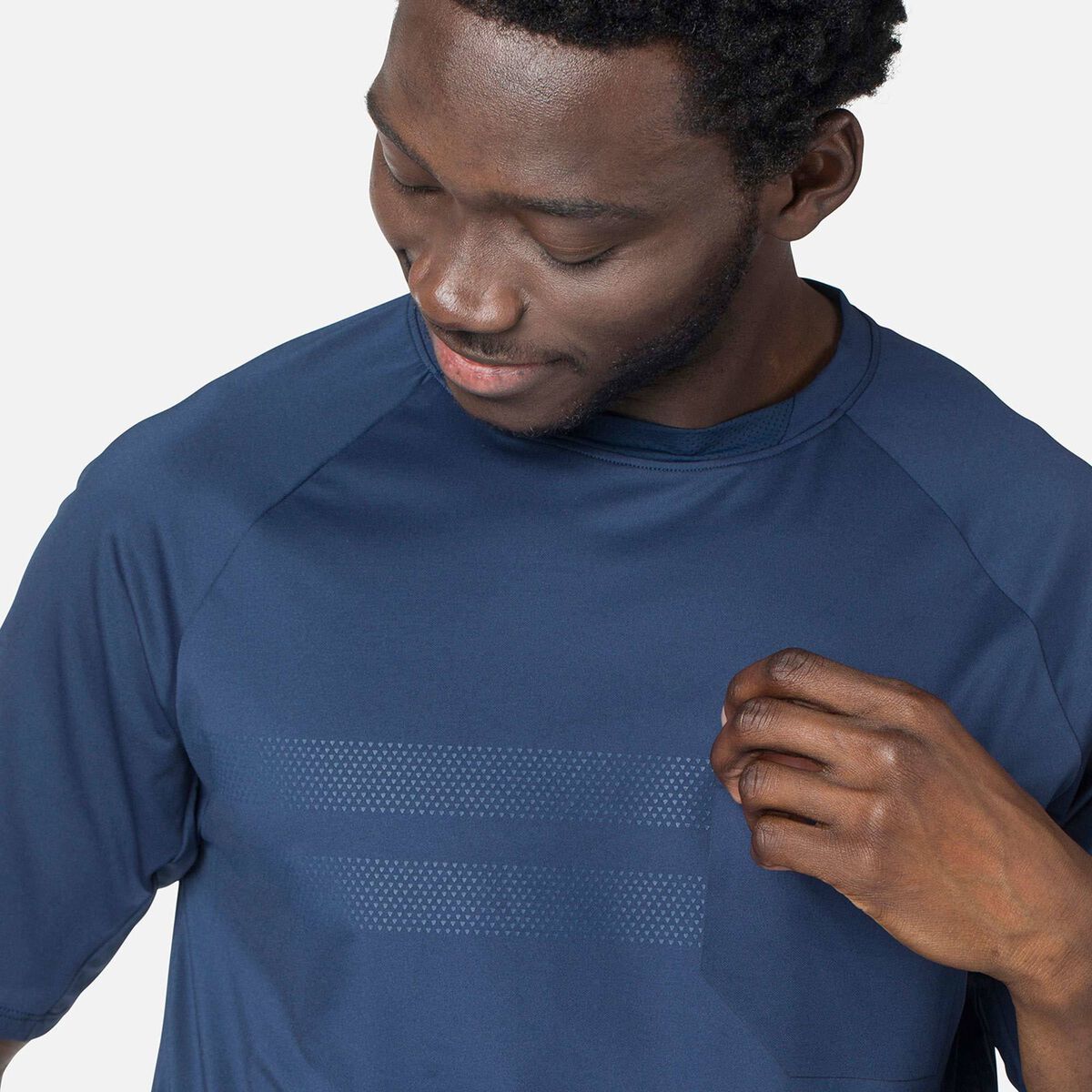 Kurzarm-Jerseyshirt für Herren Relaxed Fit
