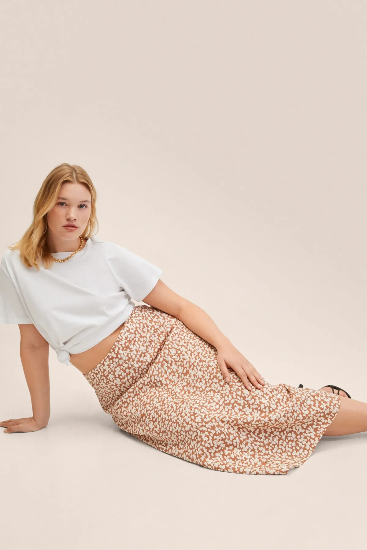 MANGO  27057118 Damen/Mädchen Braun