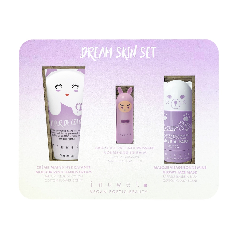 Inuwet Coffret Dream Mauve  - 3 soins visage &corps Soins Visage & Corps Naturels & Vegan