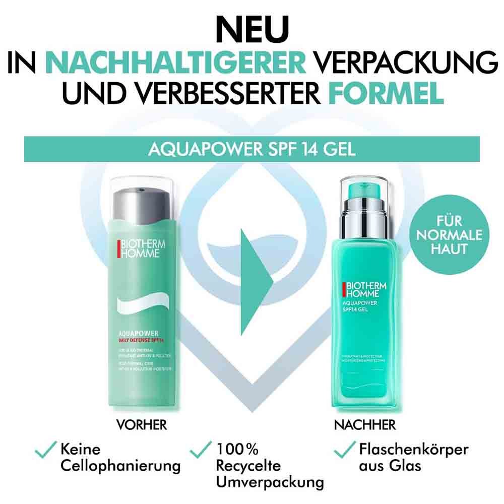 Biotherm Homme Aquapower SPF14 Gesichtsgel 75ml