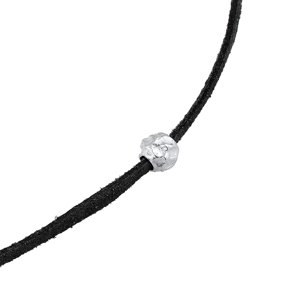 Elli Elli Collier Femmes Choker perle tendance avec cuir synthétique en argent sterlin collier