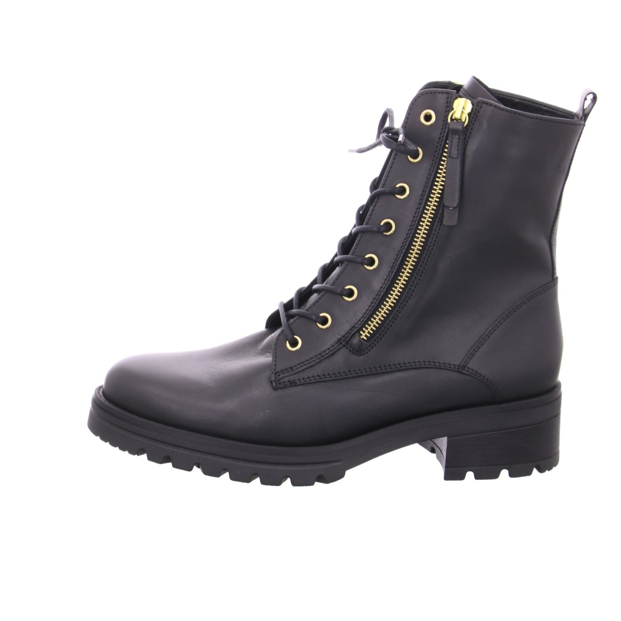GABOR Schnür-Stiefeletten schwarz