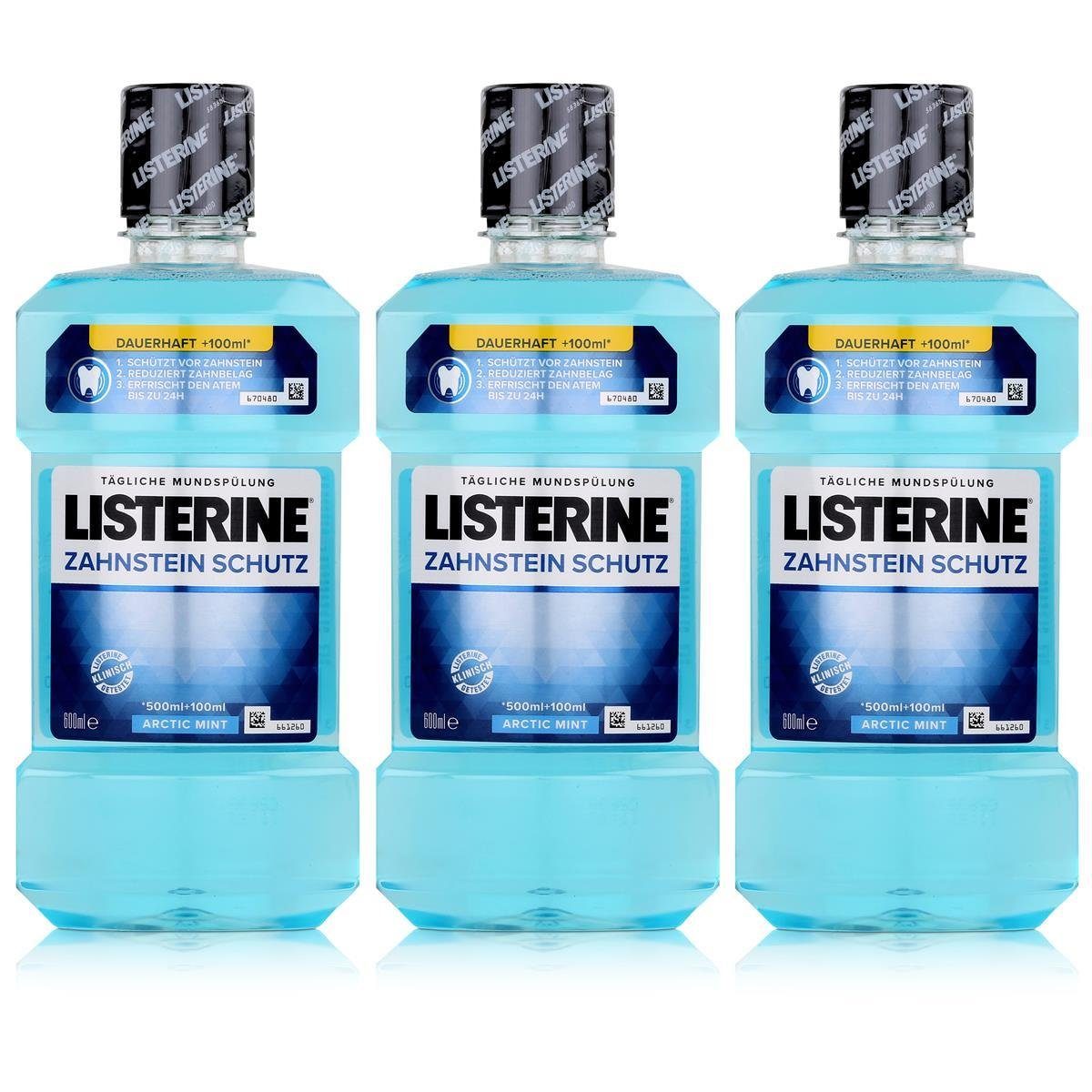 Listerine Mundspülung, Listerine Zahnsteinschutz 600ml - Hemmt die Neubildung von Zahnstein