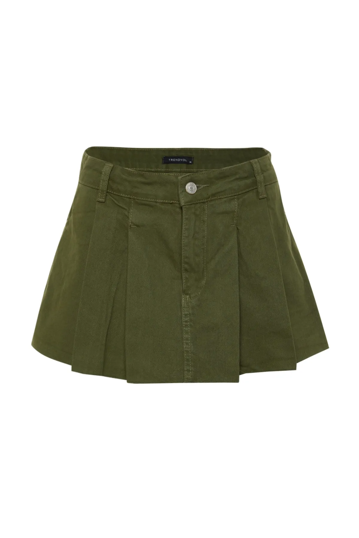 Trendyol Collection  Shorts - Khaki - Niedriger Bund