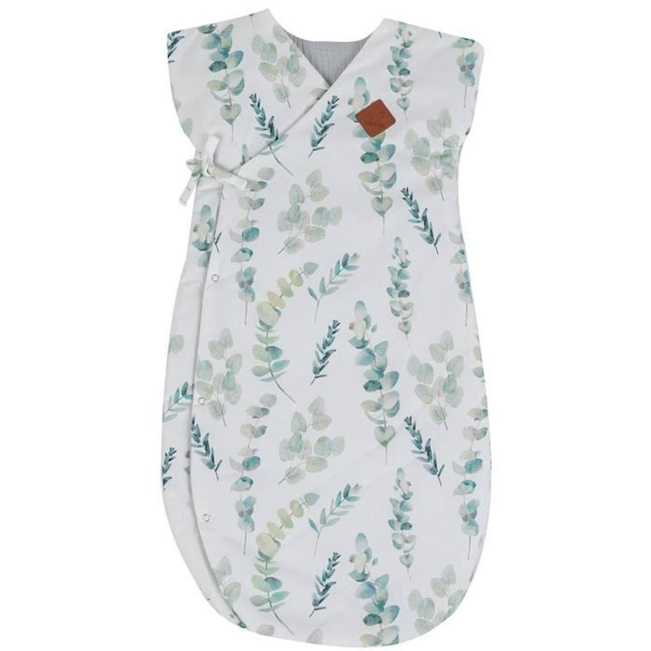Gigoteuse turbulette légère Kimono, Eucalyptus blanc
