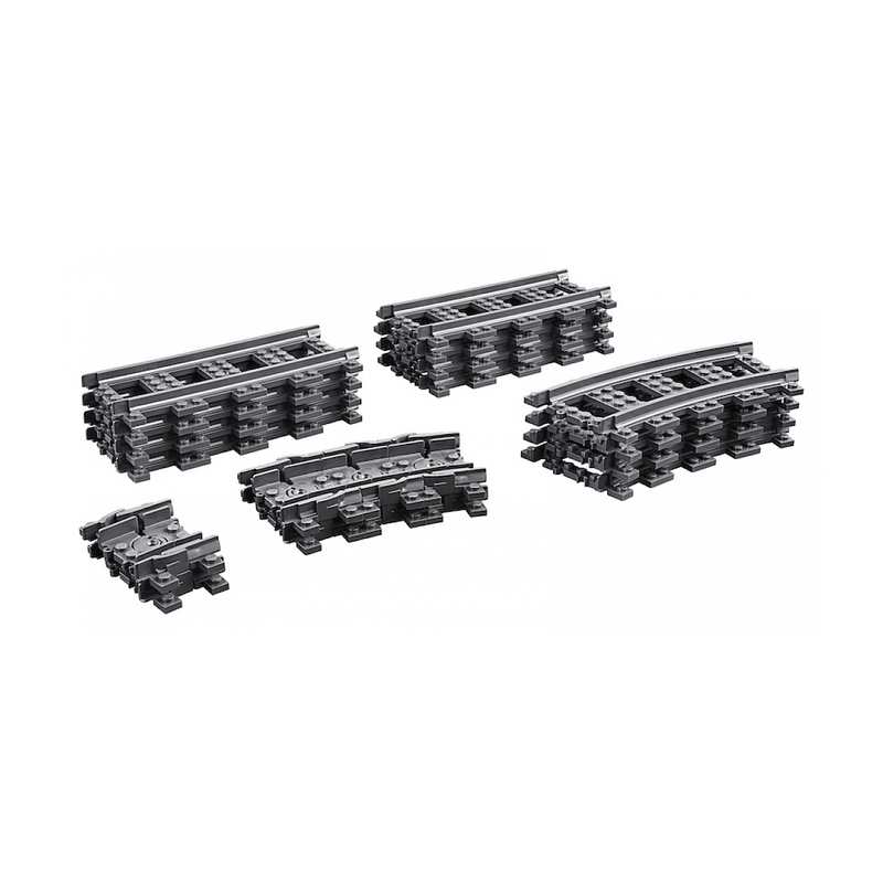 60205 Rails et virages LEGO City