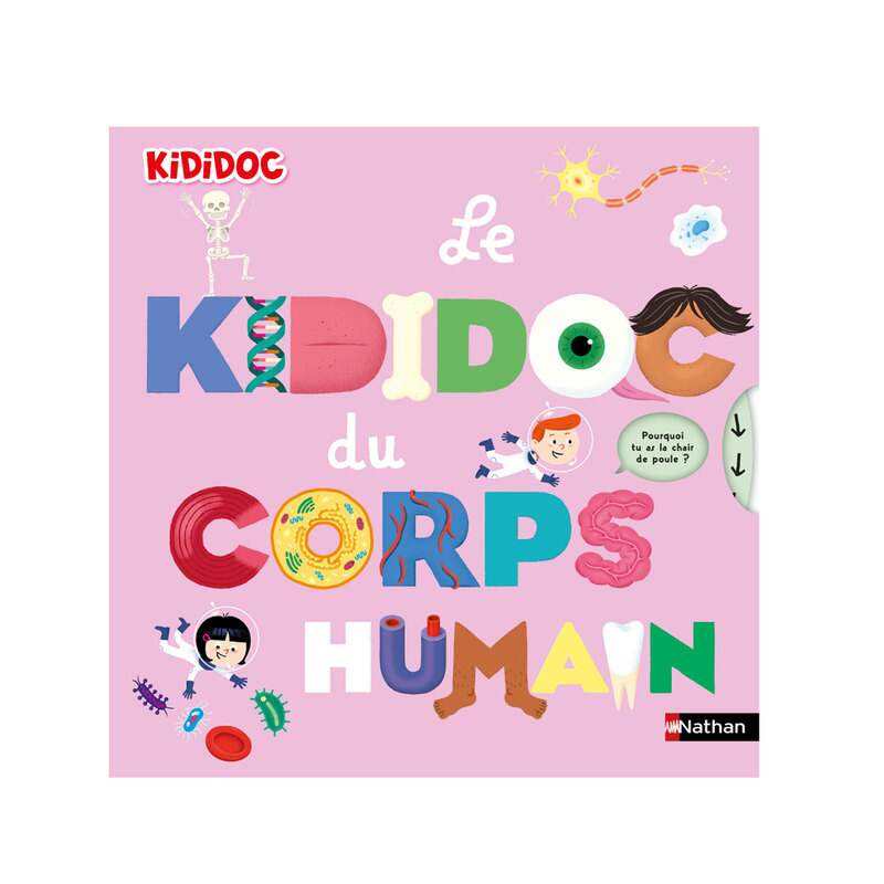 Livre Le kididoc du corps humain - Nathan Jeunesse