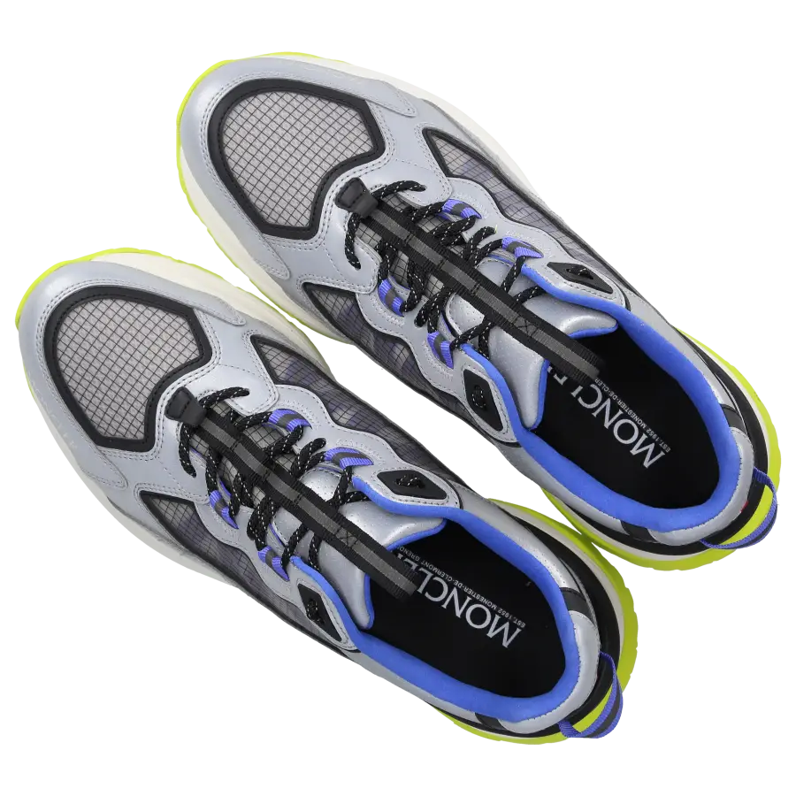 Moncler - Sneaker low LITE RUNNER Kalbsleder - blau