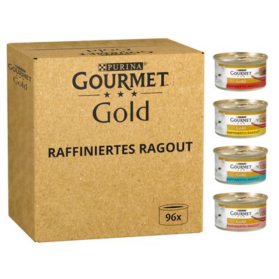 Jumbopack Gourmet Gold Raffiniertes Ragout 96 x 85 g