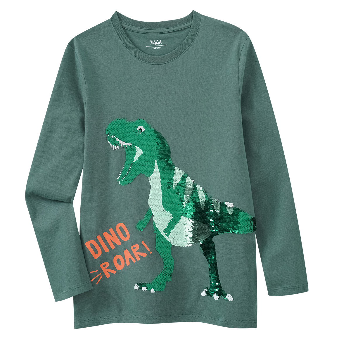 Jungen Langarmshirt mit Wendepailletten
