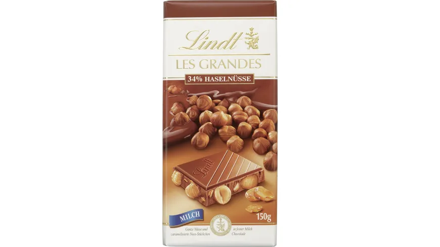 Lindt Les Grandes Haselnüsse Milch 150 g