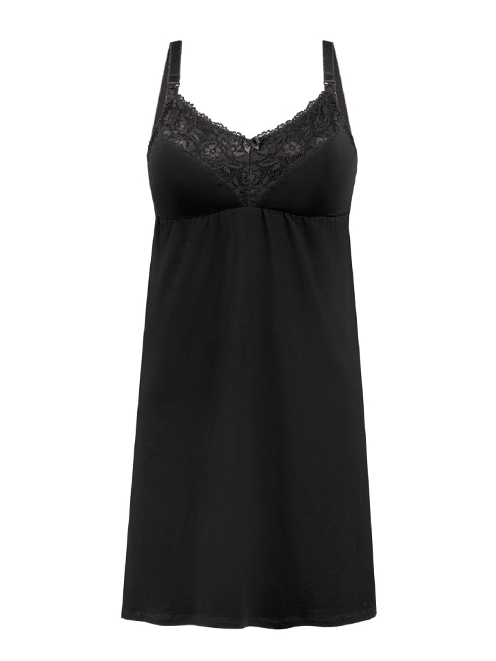 Teyli Umstandsnachthemd Mommy in schwarz günstig kaufen
