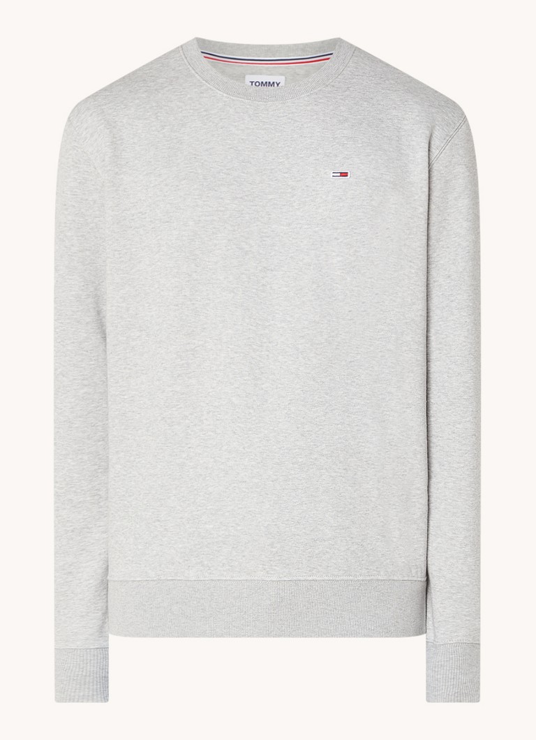Tommy Hilfiger crew neck sweater with logo embroidery