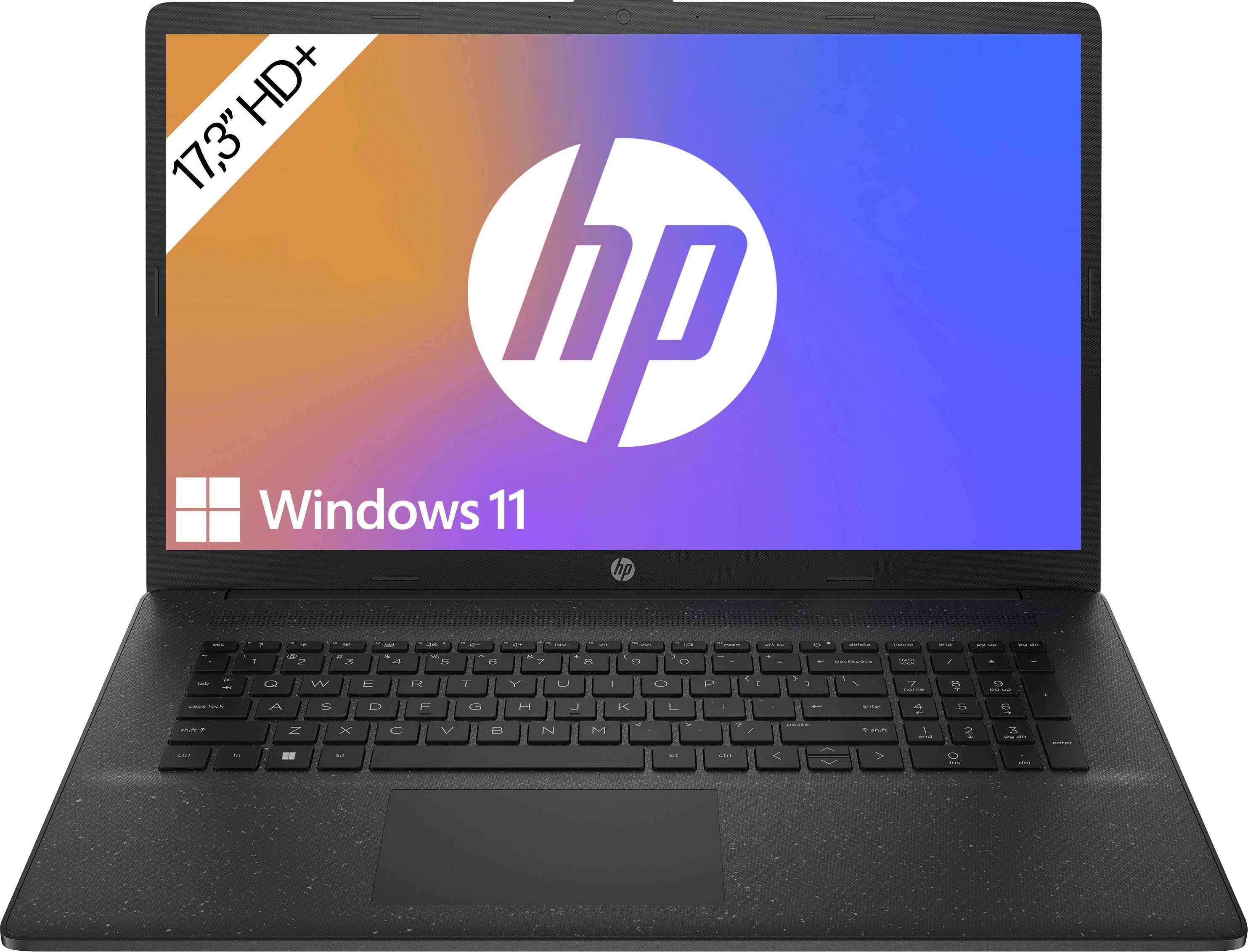 HP 17-cp2225ng Notebook (43,9 cm/17,3 Zoll, AMD Ryzen 3 7320U, Radeon Graphics, 512 GB SSD)