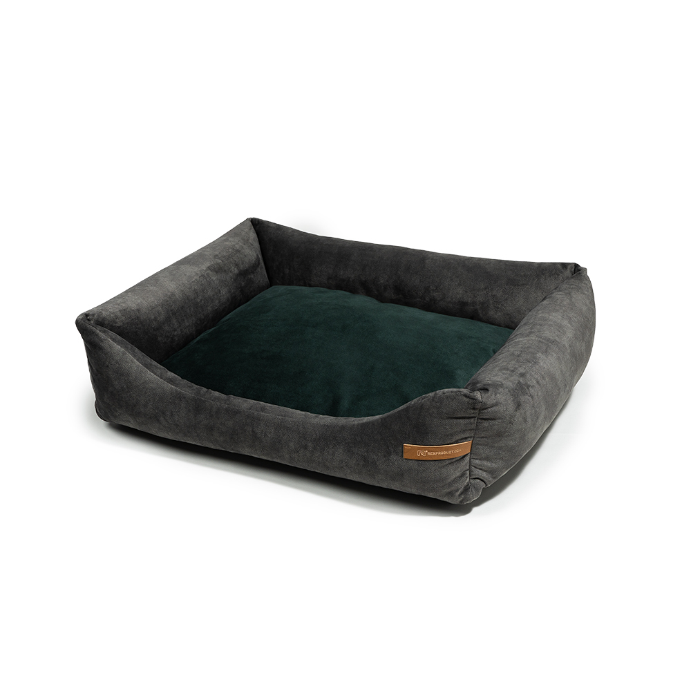 Rexproduct Hundebetten Rexproduct SoftColor Bett Khaki dunkelgrün XL