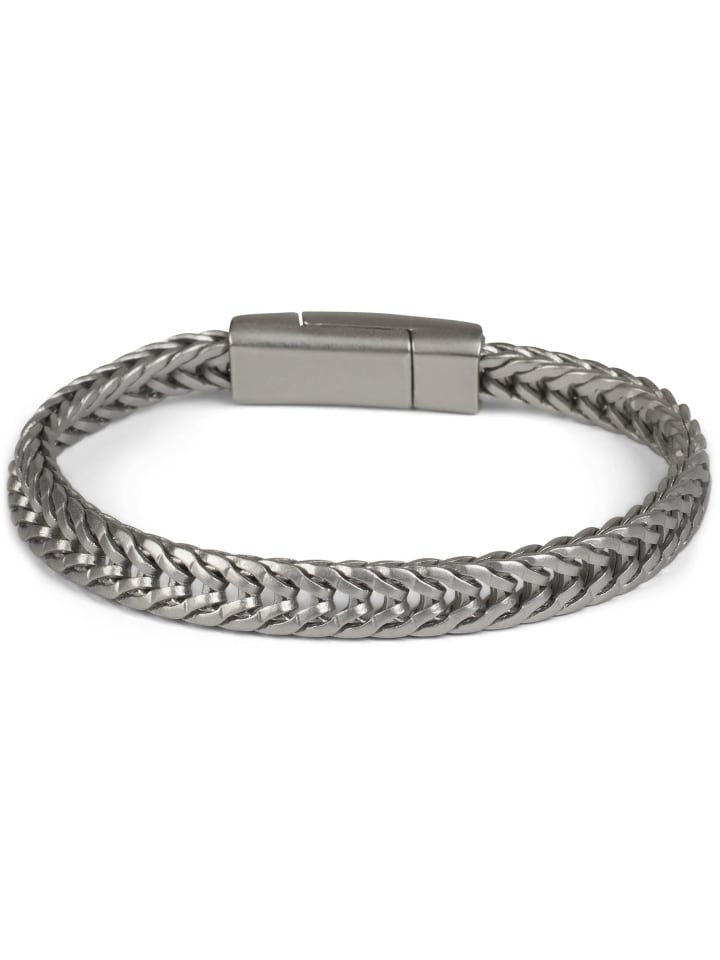 styleBREAKER Armband in Silber matt günstig kaufen onesize