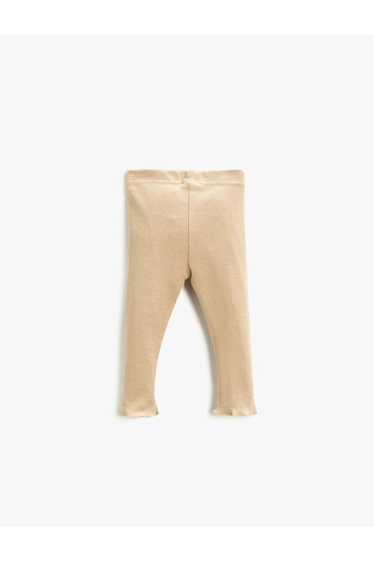 Koton  Basic-Leggings aus gerippter Baumwolle mit elastischem Bund