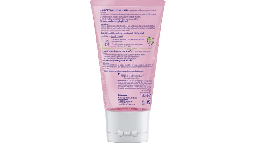 NIVEA Rosenwasser Waschgel alle Hauttypen 150 ml