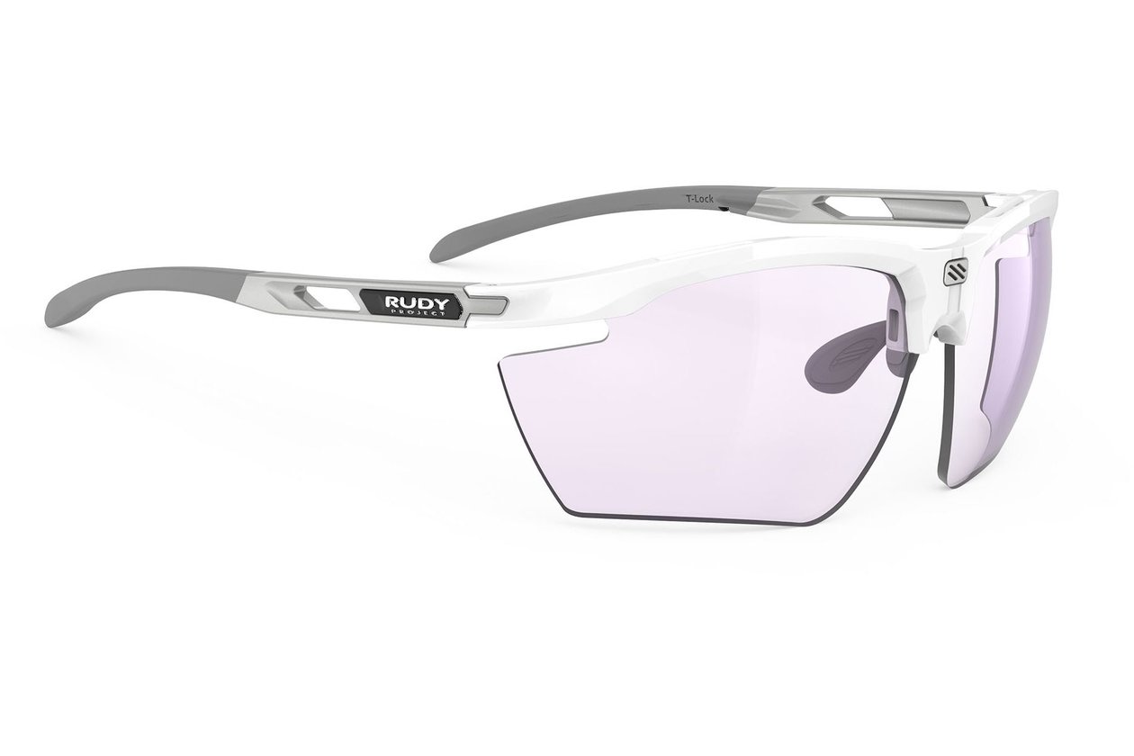 Rudy Project Magnus White Gloss / Impactx Photochromic 2 Laser Purple