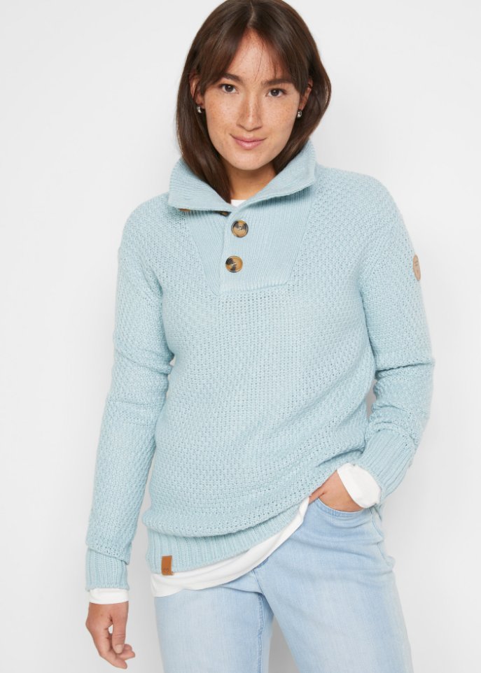 Troyer Pullover mit Struktur