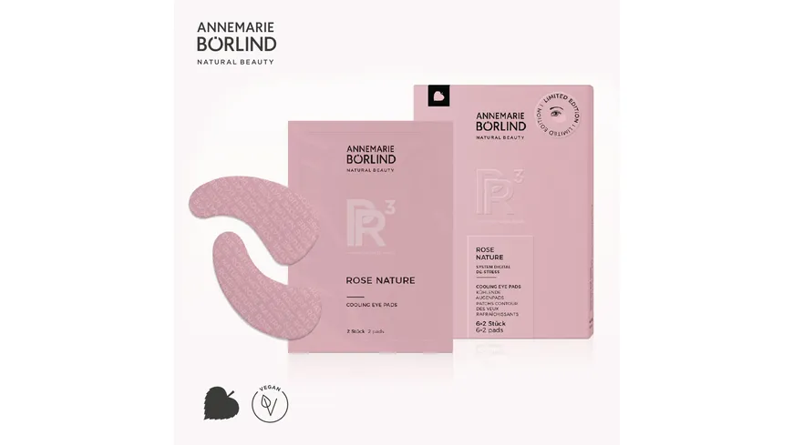 ANNEMARIE BÖRLIND ROSE NATURE Eye Pads Cooling