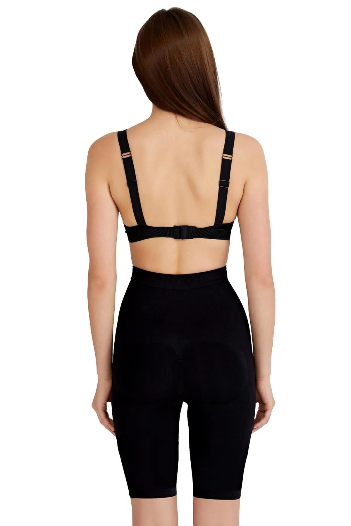 AYYILDIZ  315 Schwarzes Korsett mit hoher Taille
