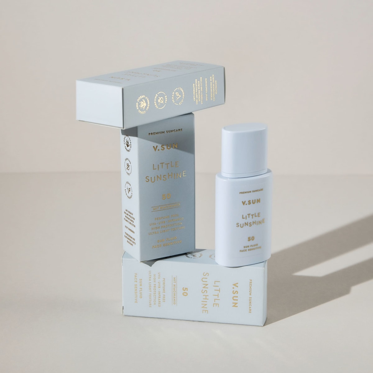 Sonnenfluid Gesicht sensitive \little Sunshine\ LSF 50, 30 ml