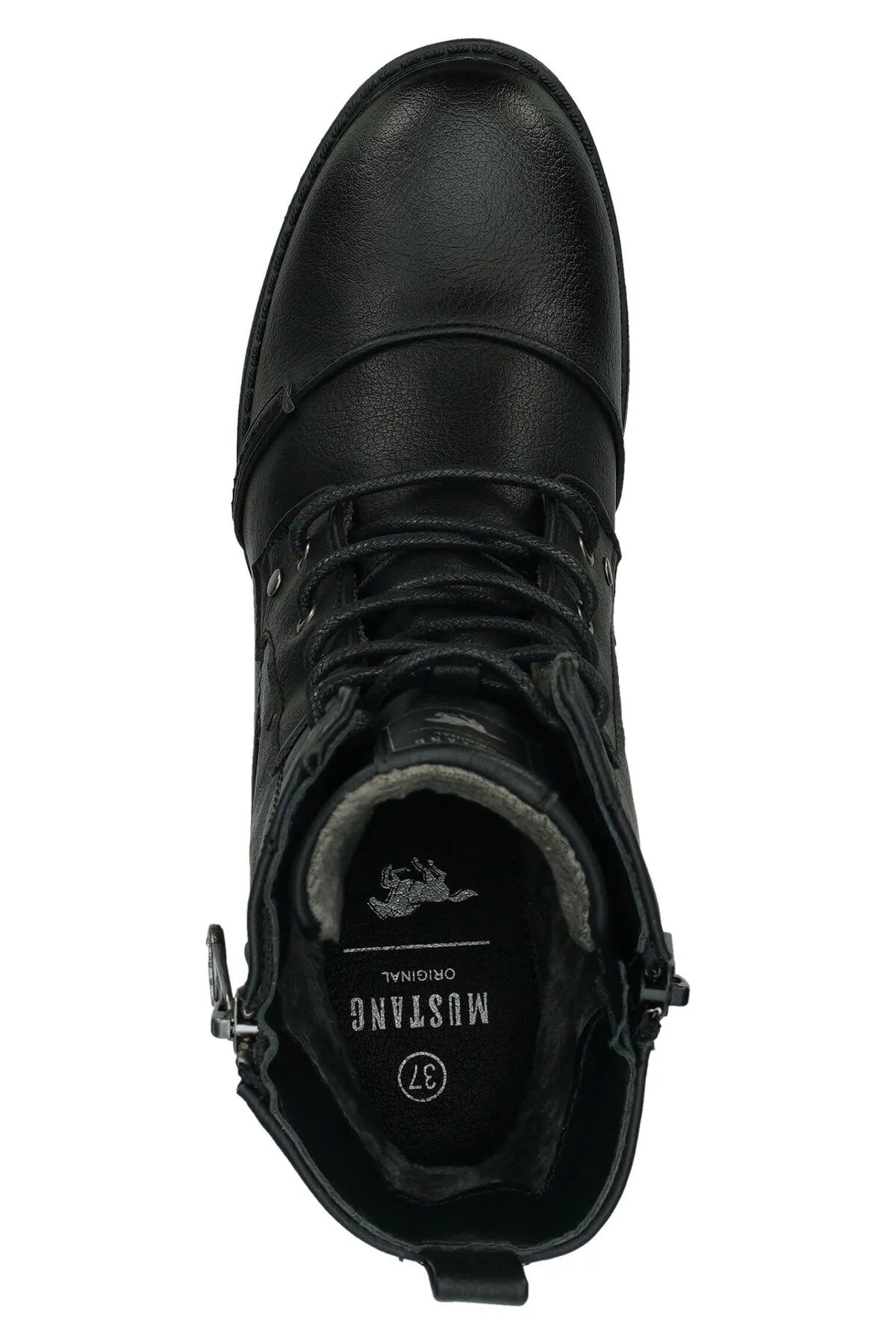 Mustang  Stiefelette - Schwarz - Blockabsatz