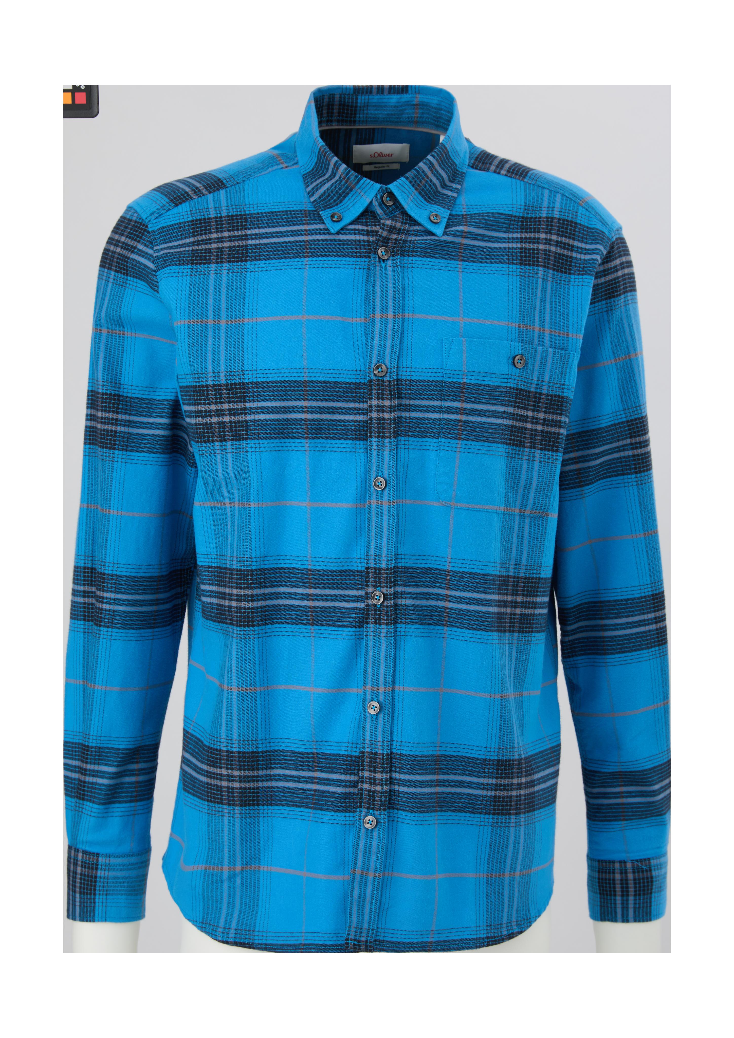 Regular: Twill-Hemd mit Karomuster  2125764-62N1