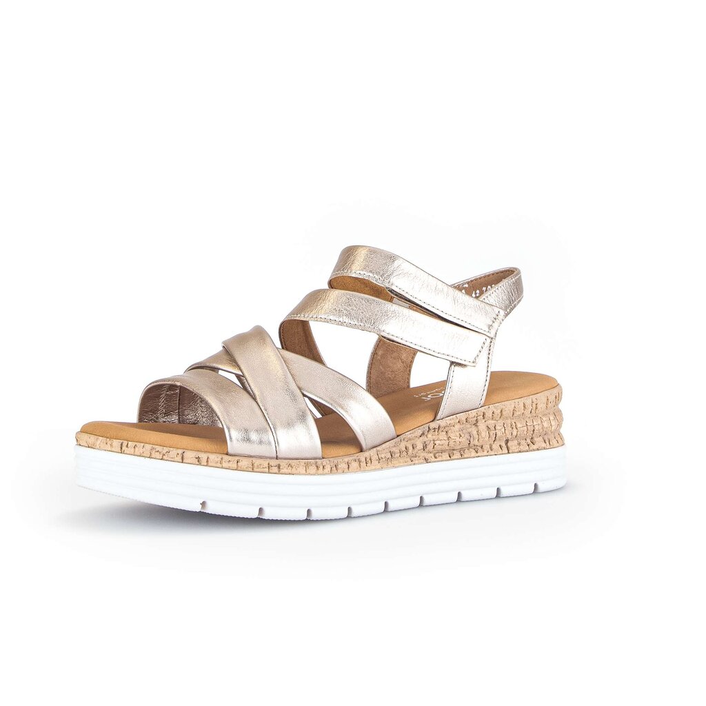 Gabor comfort Keilsandalette gold