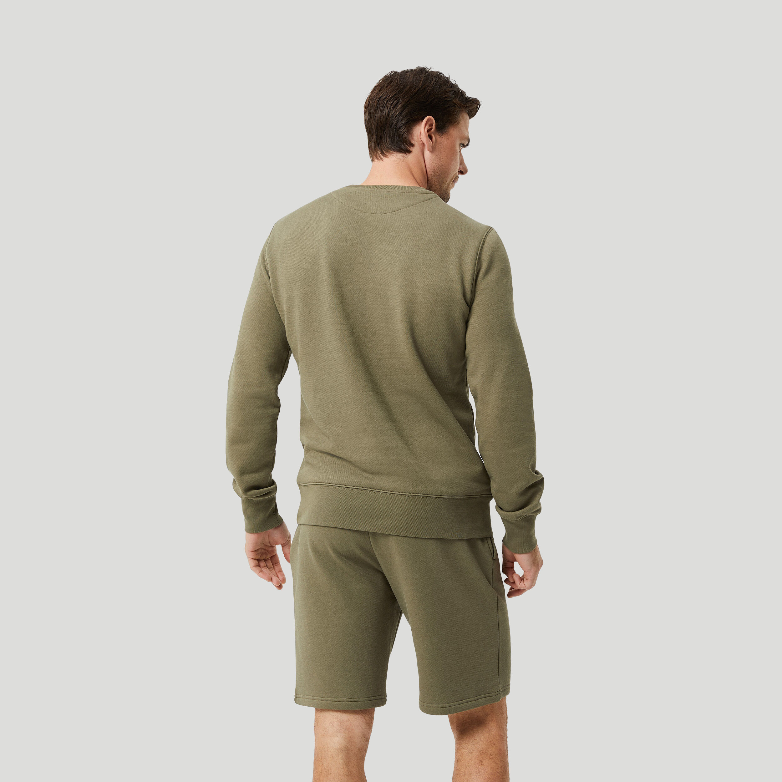 Logo Sweatshirt Herren - Oliv