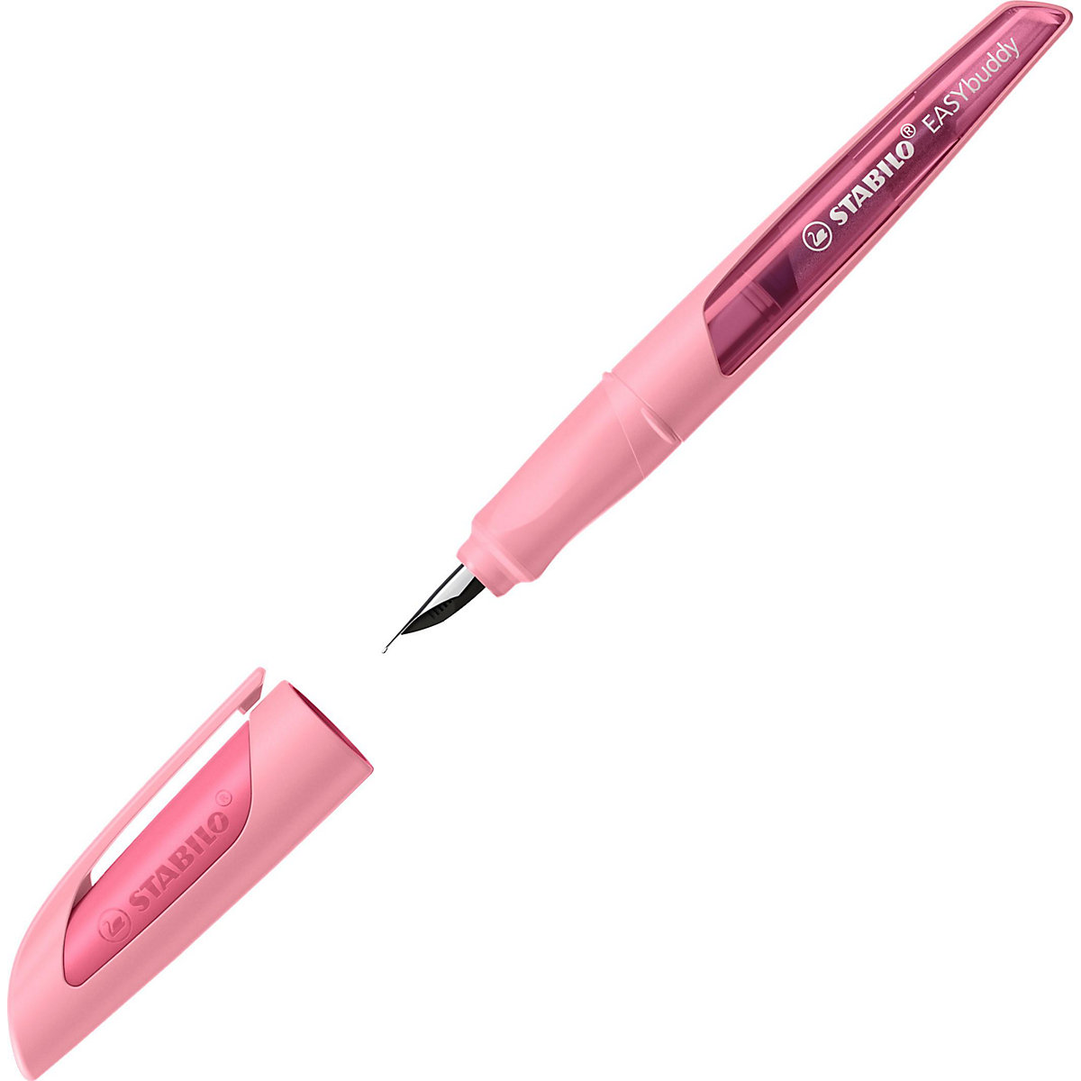 Schulfüller EASYbuddy A-Feder Pastel Rosiges Rouge, inkl. Patrone
